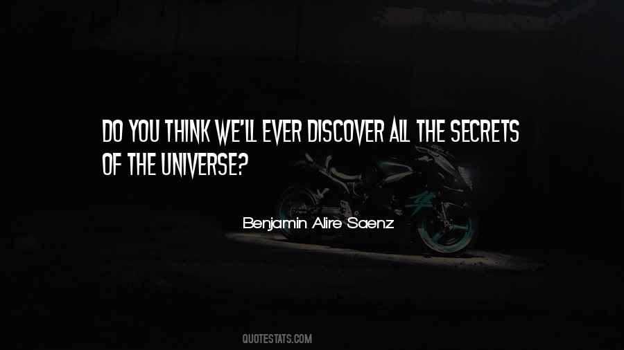 Benjamin Alire Saenz Quotes #1071403