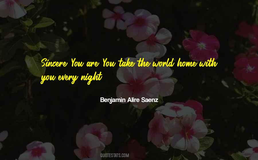 Benjamin Alire Saenz Quotes #790558