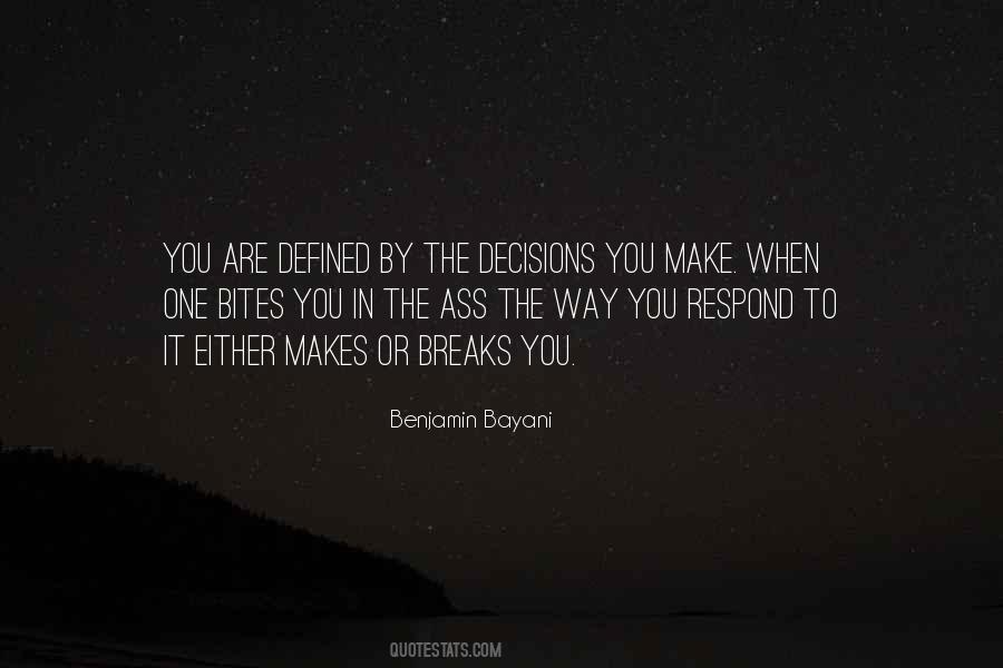 Benjamin Bayani Quotes #157183
