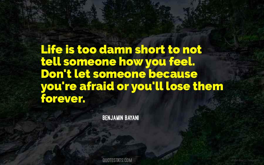 Benjamin Bayani Quotes #199576