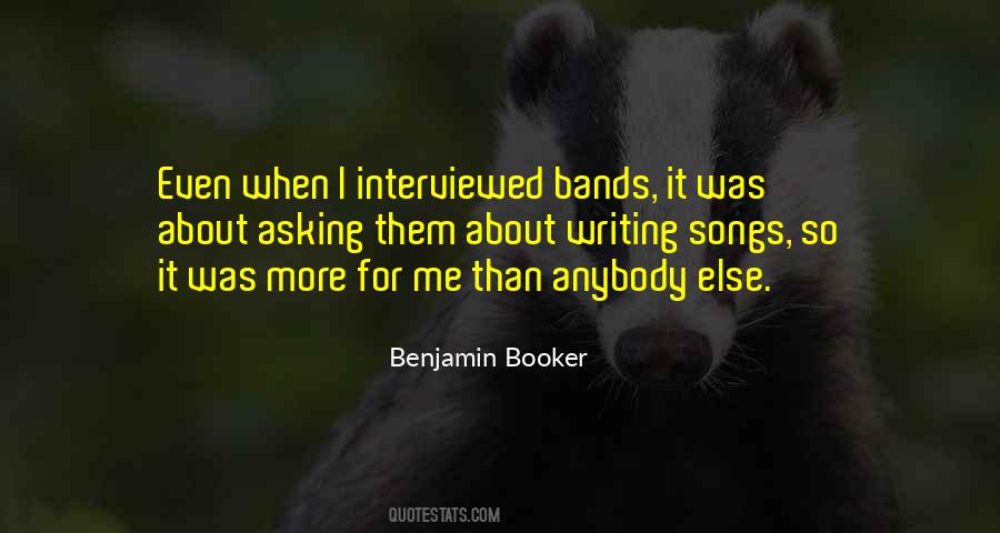 Benjamin Booker Quotes #768385