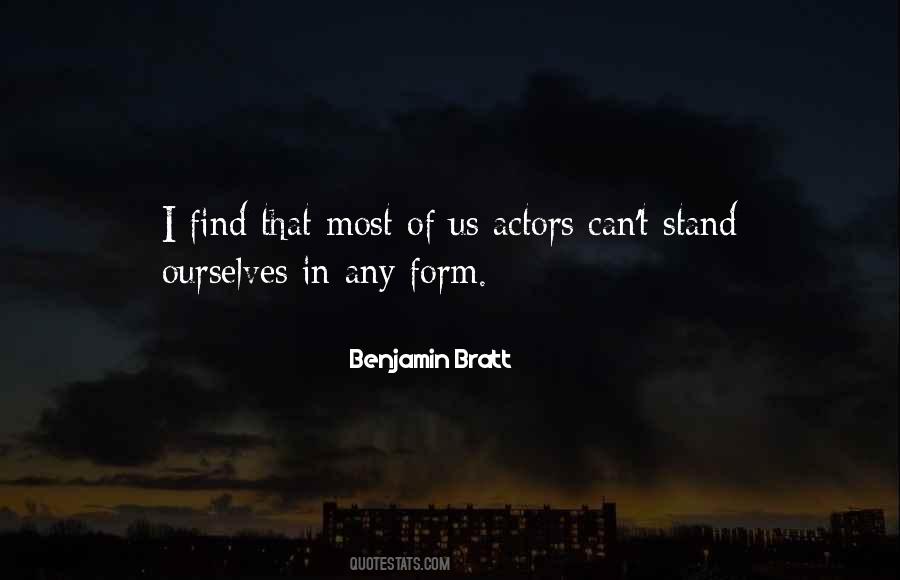 Benjamin Bratt Quotes #583924