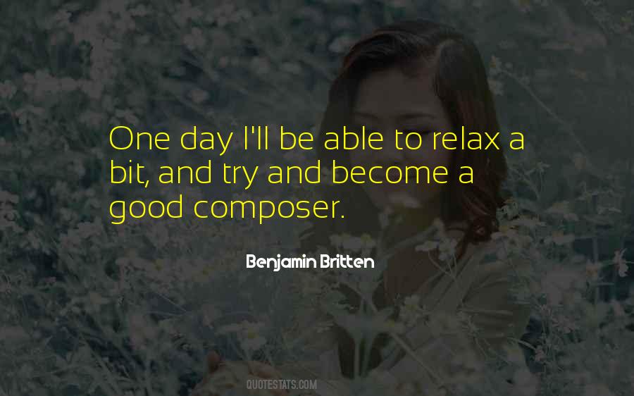 Benjamin Britten Quotes #86599