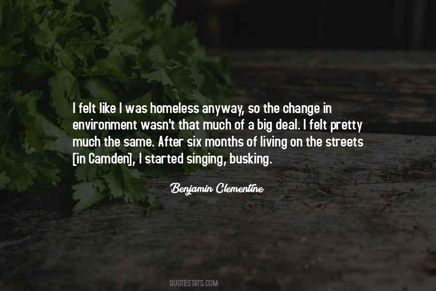 Benjamin Clementine Quotes #349469