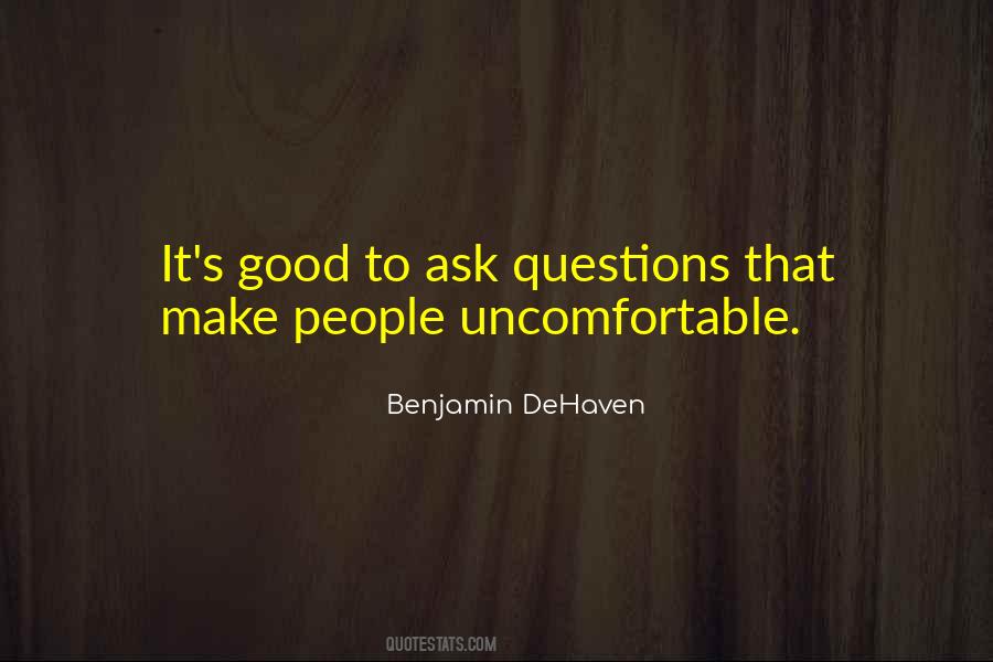 Benjamin DeHaven Quotes #369966