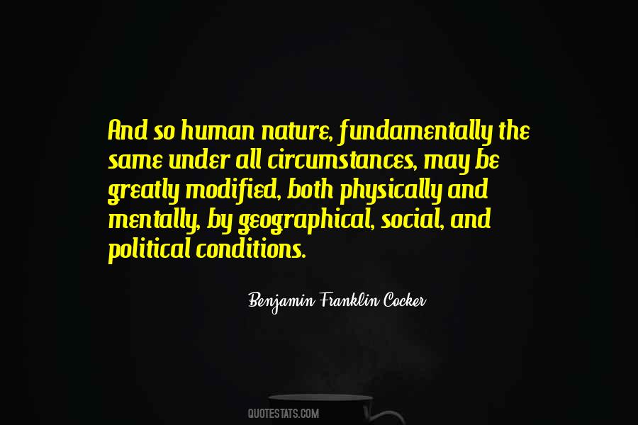 Benjamin Franklin Cocker Quotes #1028202 Benjamin Franklin Cocker Quotes #1028202