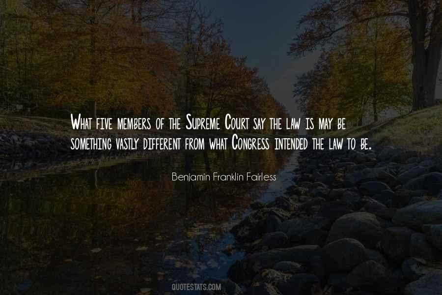 Benjamin Franklin Fairless Quotes #731070