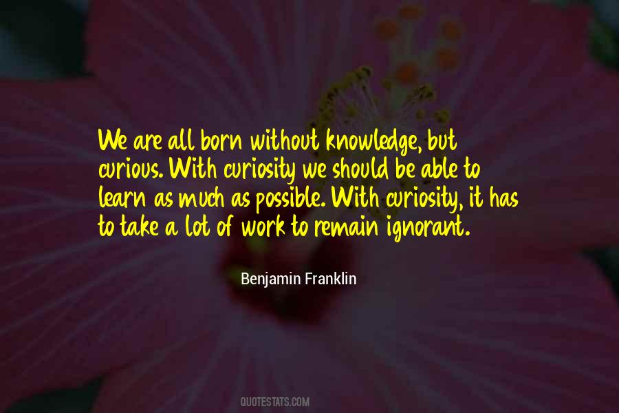 Benjamin Franklin Quotes #1108619