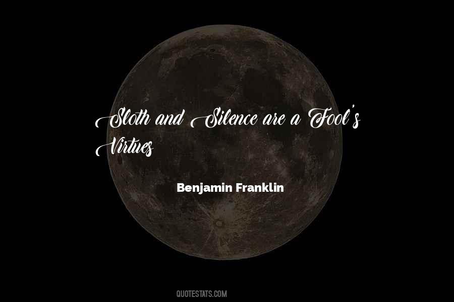 Benjamin Franklin Quotes #1538278