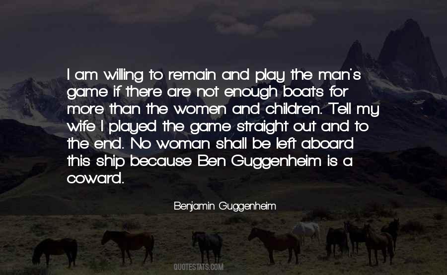 Benjamin Guggenheim Quotes #164158