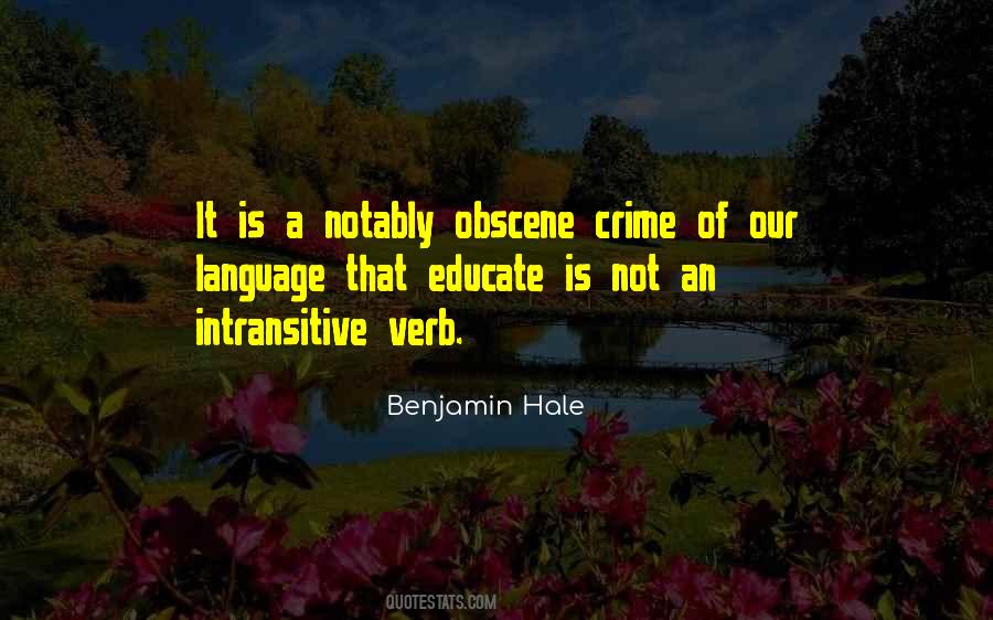 Benjamin Hale Quotes #976678