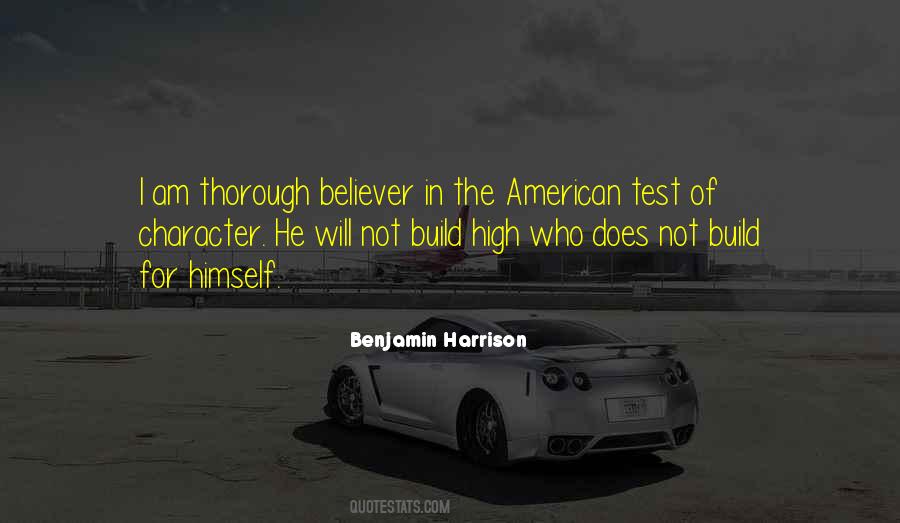 Benjamin Harrison Quotes #1620212