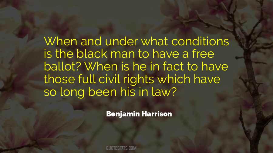 Benjamin Harrison Quotes #190258