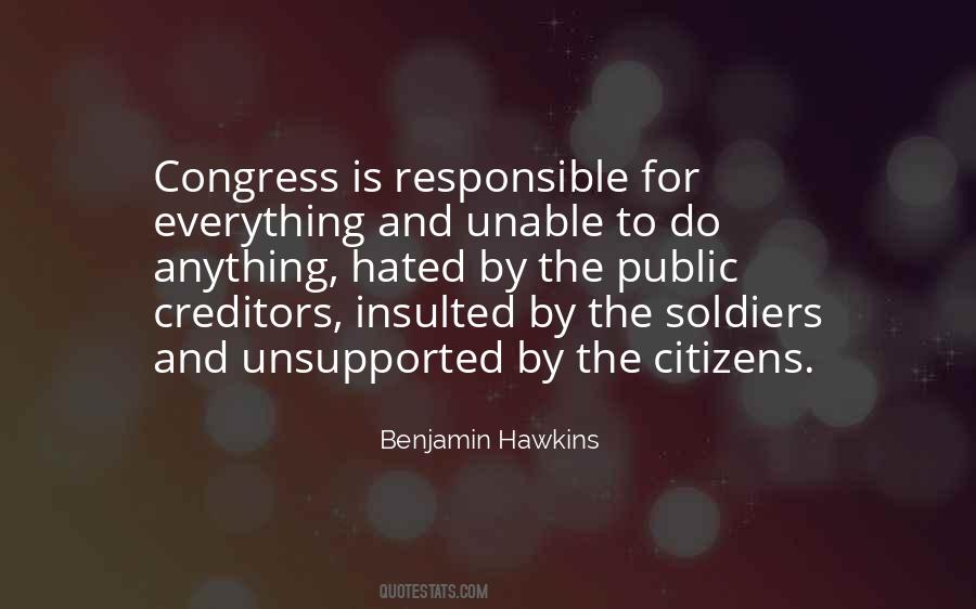 Benjamin Hawkins Quotes #1792649