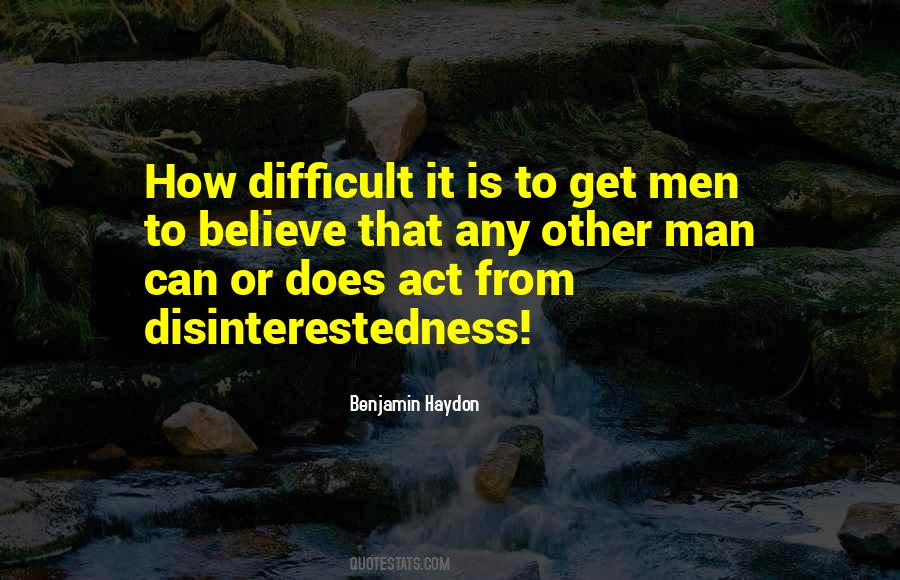 Benjamin Haydon Quotes #373019