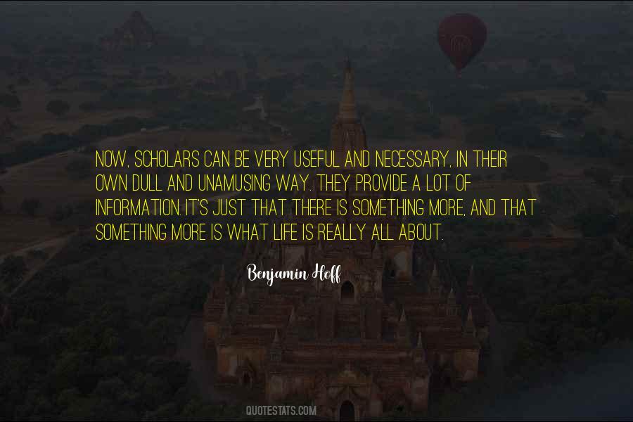 Benjamin Hoff Quotes #1082057