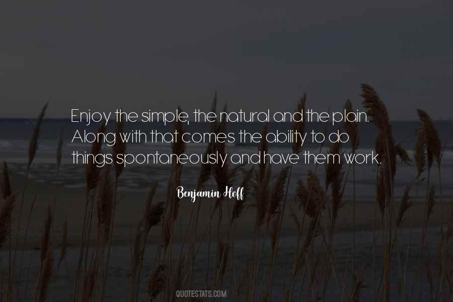 Benjamin Hoff Quotes #1275376