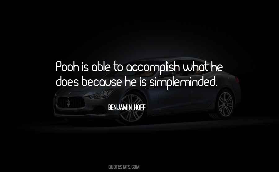 Benjamin Hoff Quotes #1325350