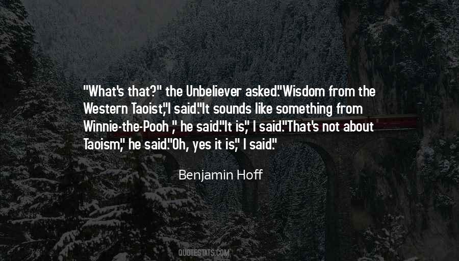 Benjamin Hoff Quotes #739590