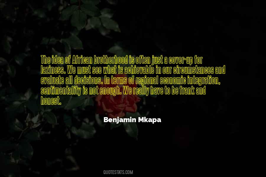 Benjamin Mkapa Quotes #423199