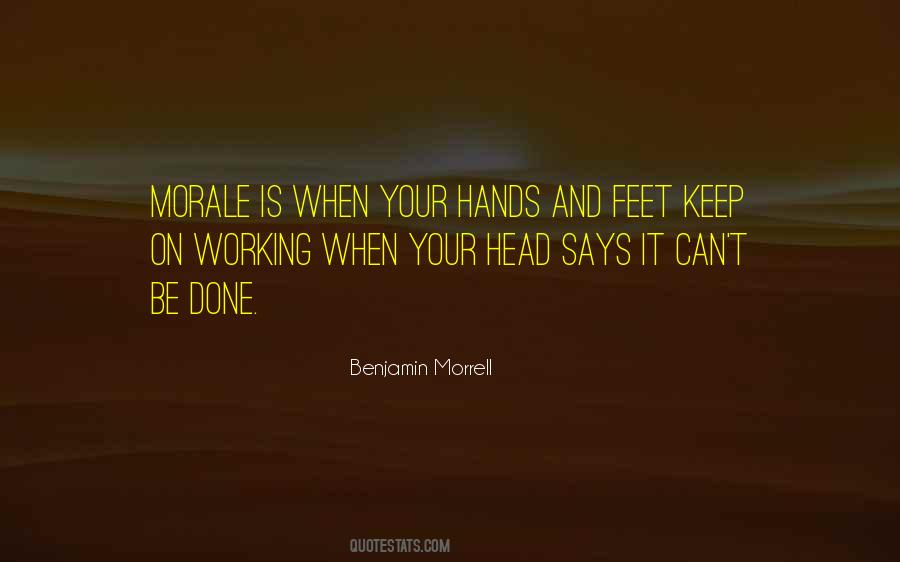 Benjamin Morrell Quotes #690090