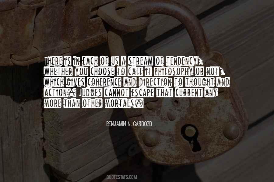 Benjamin N. Cardozo Quotes #423910