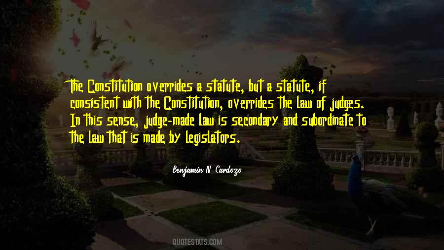 Benjamin N. Cardozo Quotes #693879