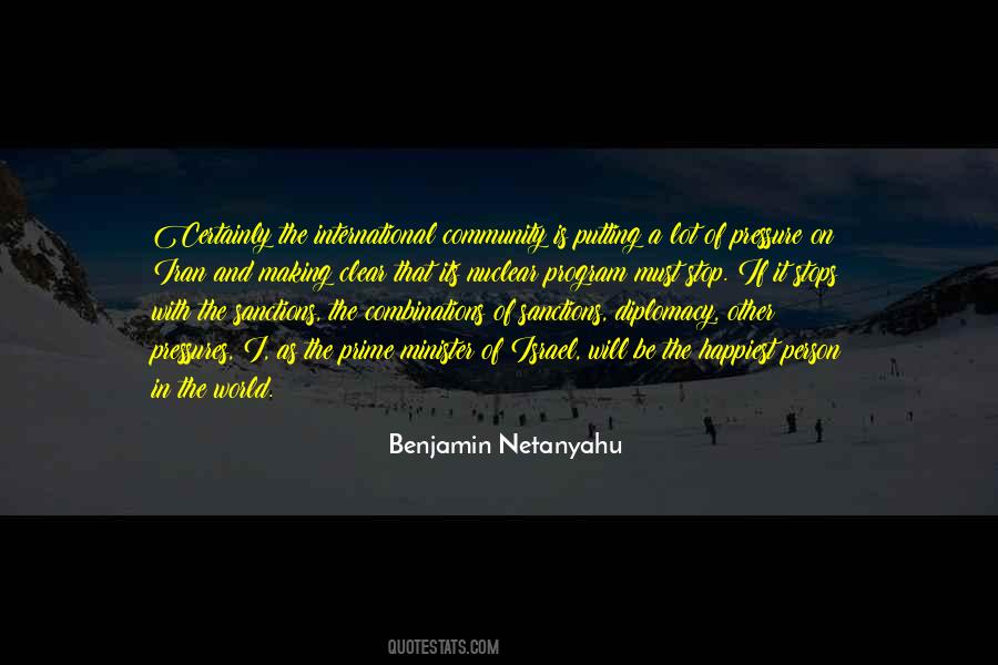 Benjamin Netanyahu Quotes #1086818