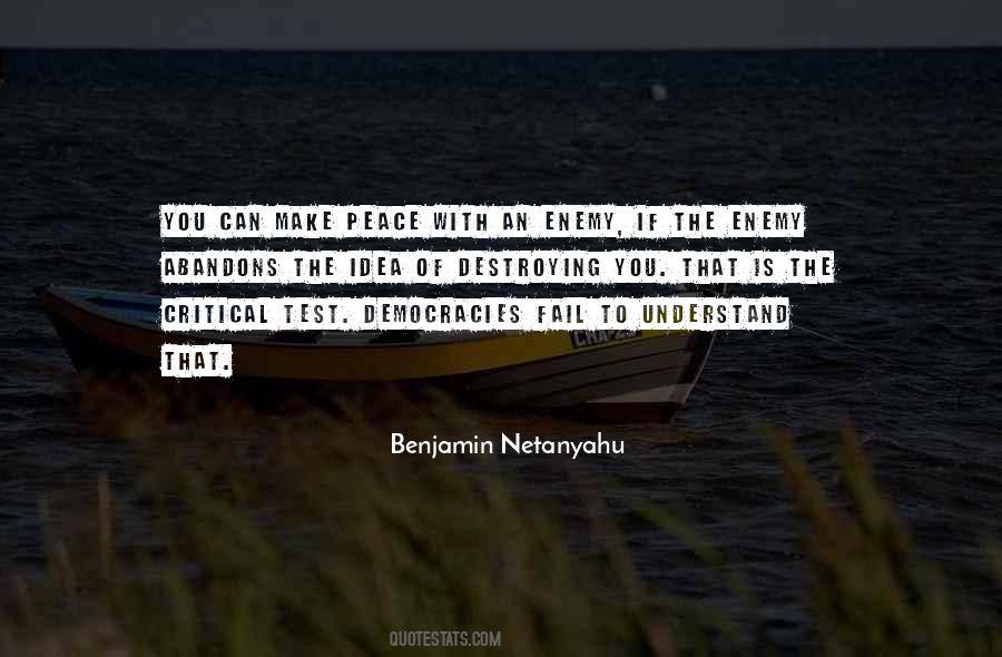 Benjamin Netanyahu Quotes #1526427