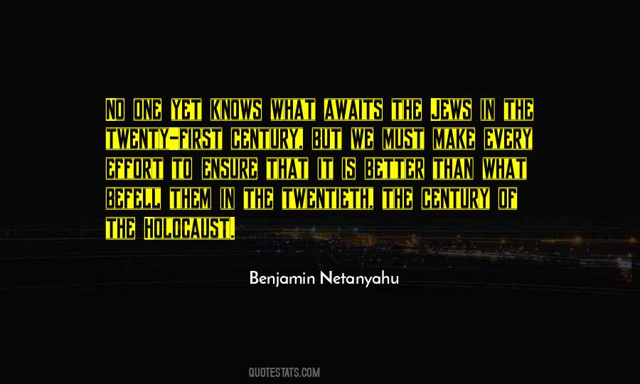 Benjamin Netanyahu Quotes #910256