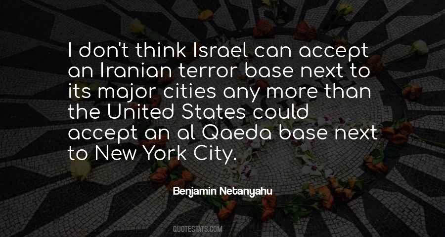 Benjamin Netanyahu Quotes #931665