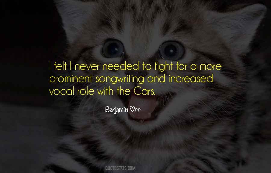 Benjamin Orr Quotes #566529