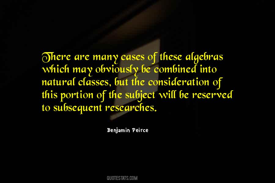 Benjamin Peirce Quotes #980991