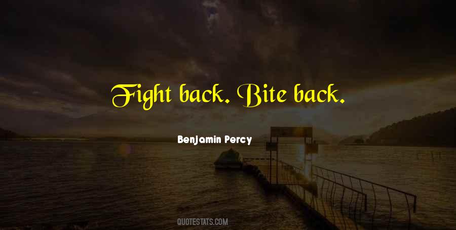 Benjamin Percy Quotes #303376