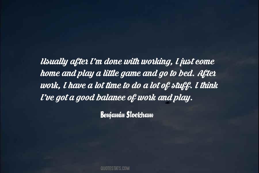 Benjamin Stockham Quotes #1742430