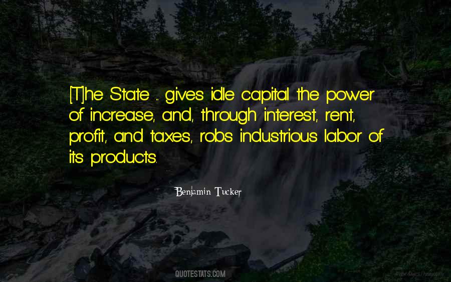 Benjamin Tucker Quotes #1135669