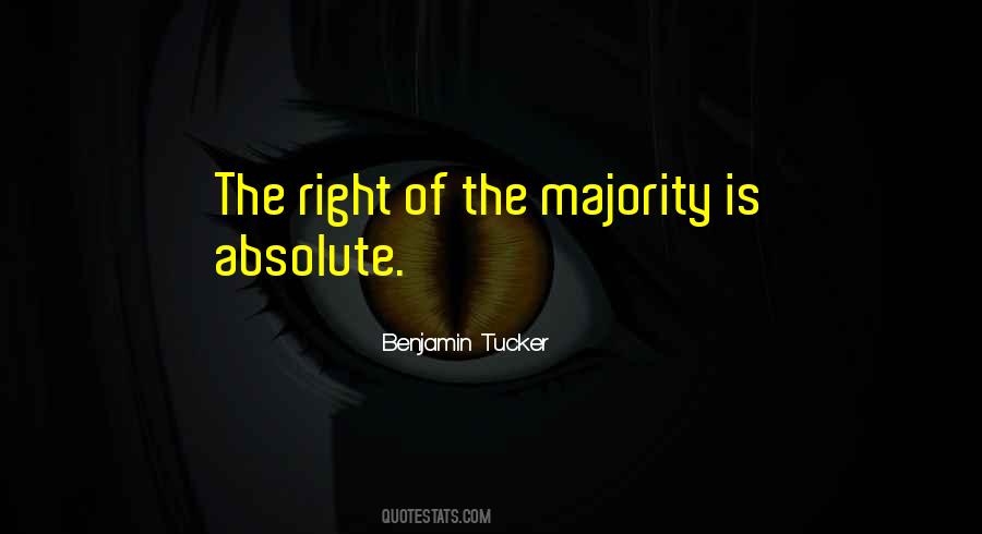 Benjamin Tucker Quotes #1189529