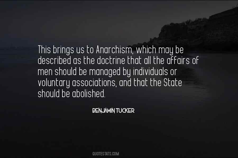 Benjamin Tucker Quotes #1511952
