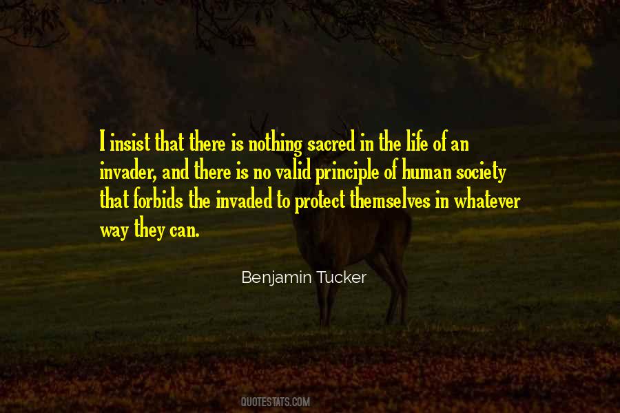 Benjamin Tucker Quotes #1569843