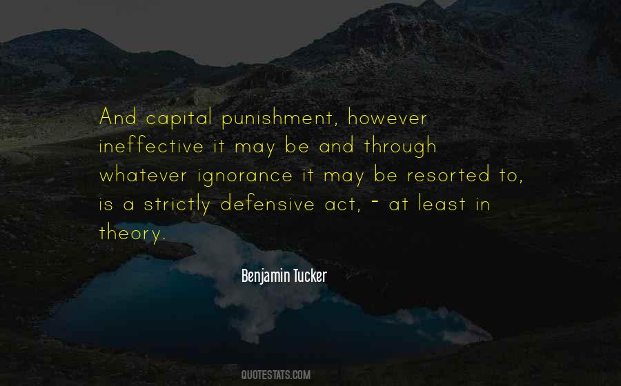 Benjamin Tucker Quotes #1637975