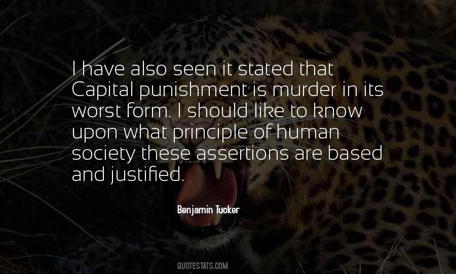 Benjamin Tucker Quotes #176648