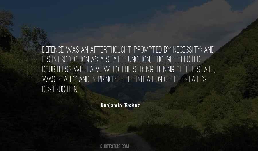Benjamin Tucker Quotes #1781112