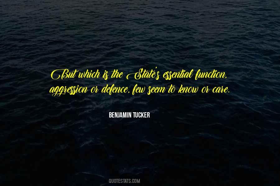 Benjamin Tucker Quotes #273343