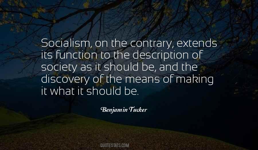 Benjamin Tucker Quotes #37190
