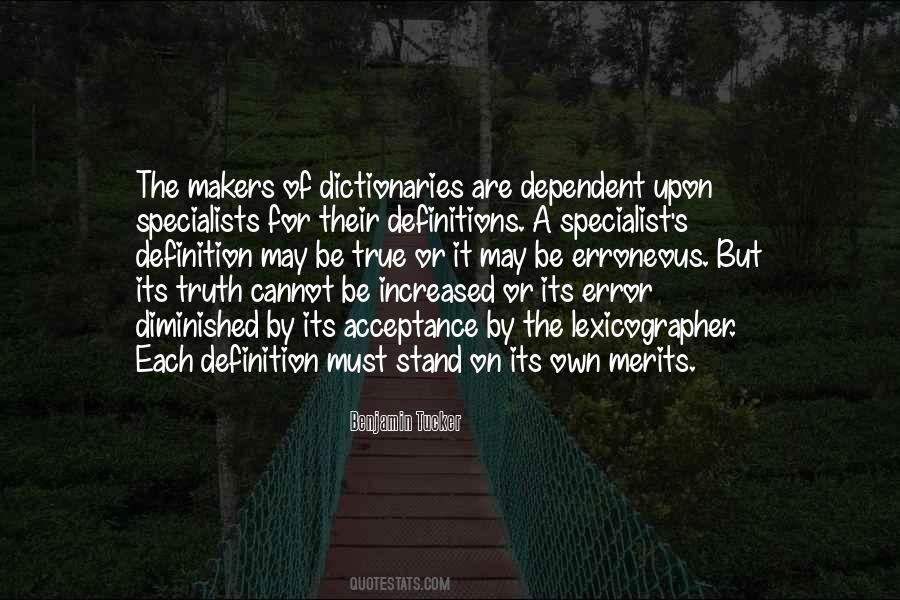 Benjamin Tucker Quotes #439412