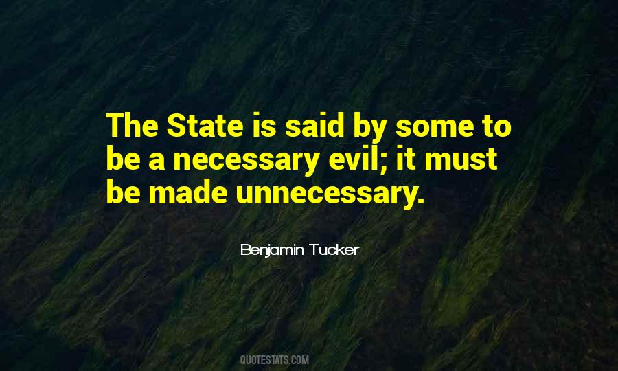Benjamin Tucker Quotes #469371