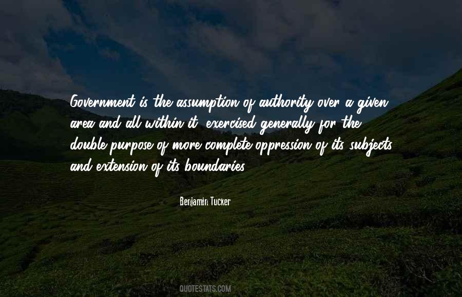 Benjamin Tucker Quotes #909054