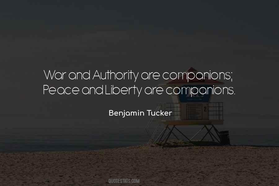 Benjamin Tucker Quotes #985198