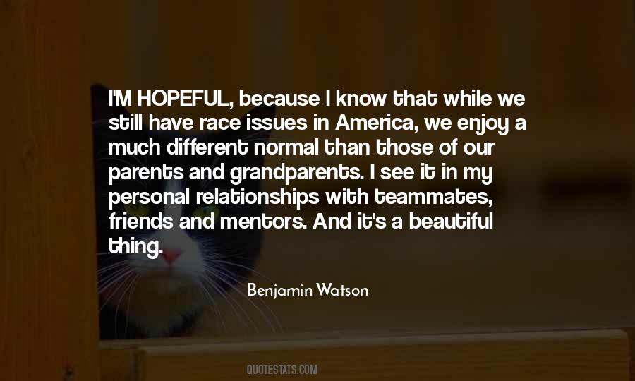 Benjamin Watson Quotes #1281728