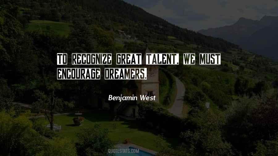 Benjamin West Quotes #1277853